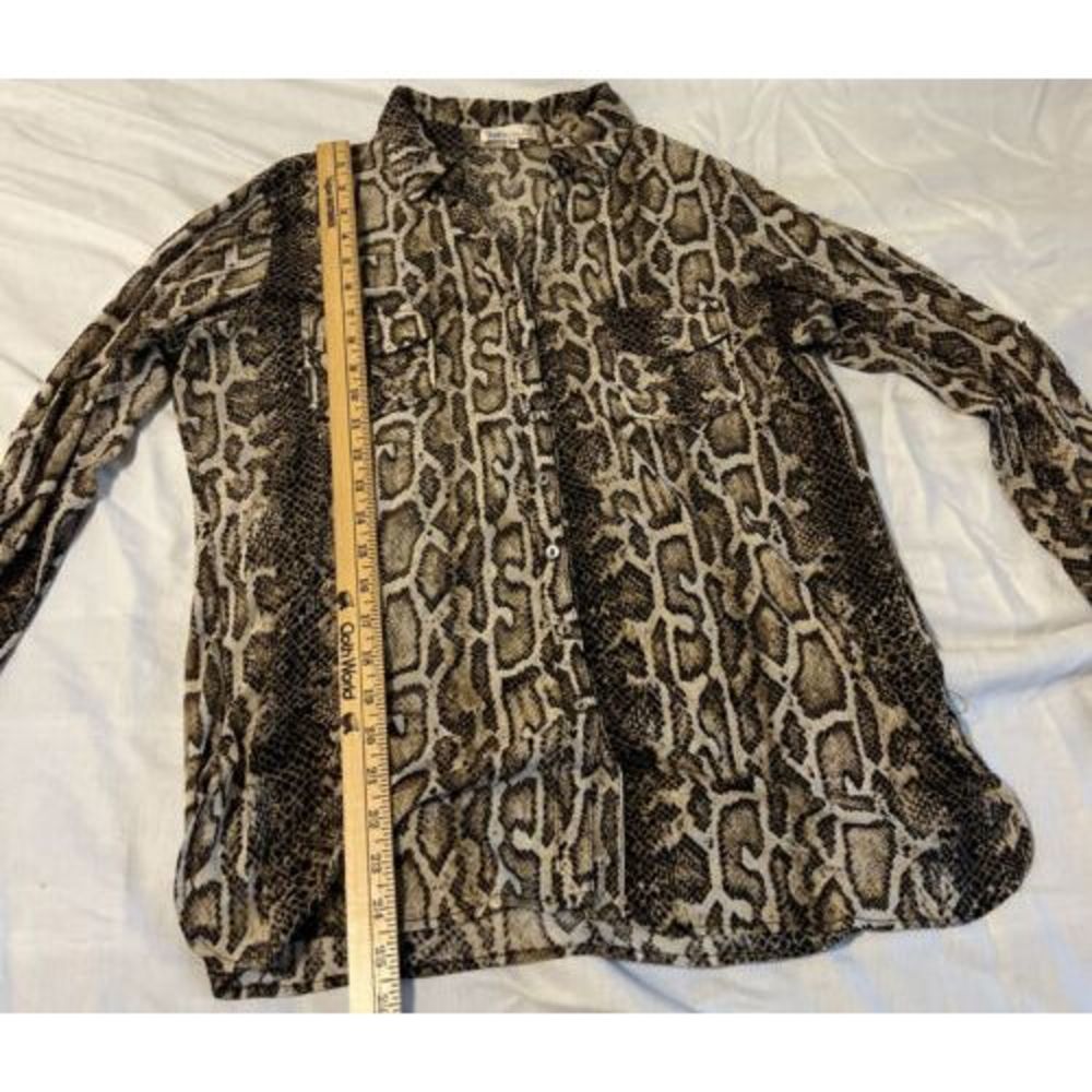 Toto Collection top blouse 3XL Snake Skin Print - Picture 2 of 6